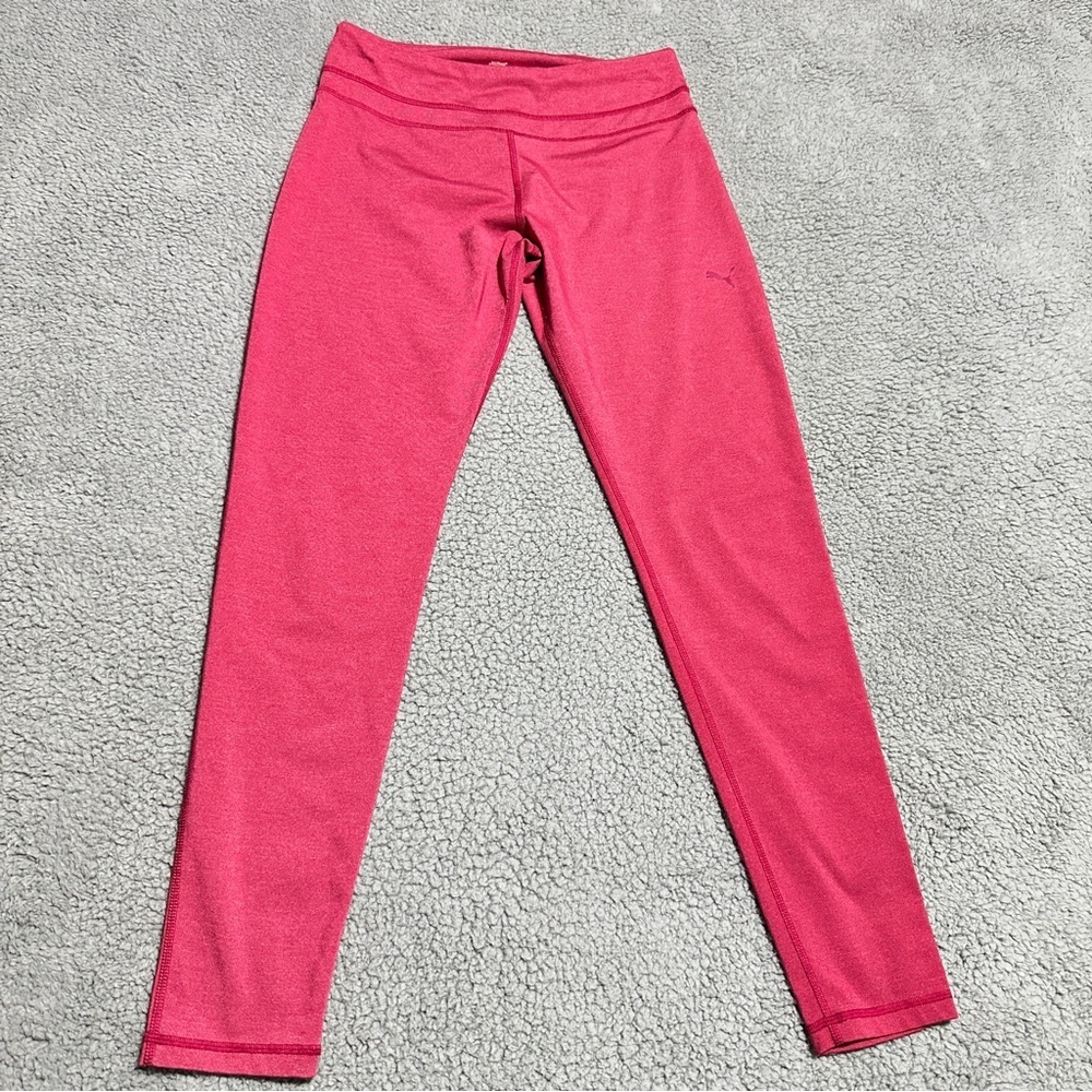👉 Puma Pink Stretch DryCELL Leggings Size L Workout Moisture-Wicking Activewear